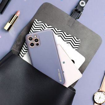 Plastové puzdro na Samsung Galaxy S24+ 5G S926 Leather modré