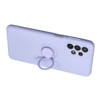 Silikónové puzdro na Samsung Galaxy S24 5G S921 Silicone Ring fialové