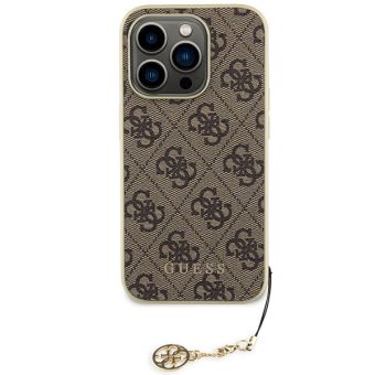 Guess 4G Charm Apple iPhone 15 Pro Max GUHCP15XGF4GBR Brown