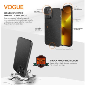 Ugly Rubber Vouge TPU  iPhone 15 Pro Max - transparentné