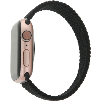Náhradný remienok na Apple Watch 38/40/41 mm, dĺžka 128mm, Elastic band XS, čierny