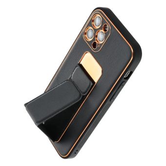 Obal LEATHER Case Kickstand Samsung Galaxy A25 5G A256 black
