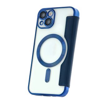 Diárové puzdro na Apple iPhone 12 Pro Max Smart Chrome Mag modré