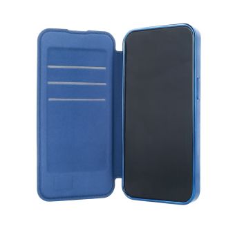 Diárové puzdro na Apple iPhone 14 Pro Max Smart Chrome Mag modré