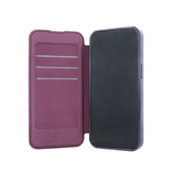 Diárové puzdro na Apple iPhone 15 Smart Chrome Mag fialové