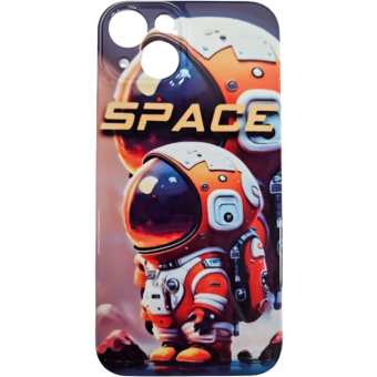 Plastové puzdro na Apple iPhone 15 Astronaut oranžové
