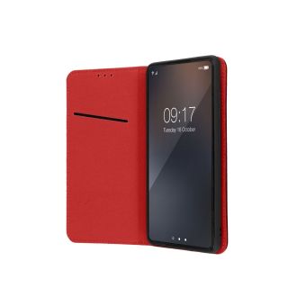 Diárové puzdro na Samsung Galaxy A35 5G A356 Leather Smart Pro červené