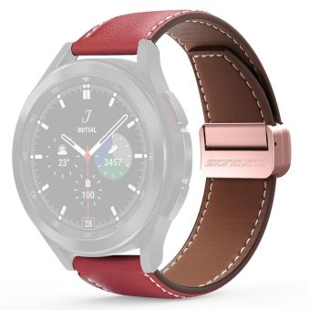 DUX DUCIS YA genuine leather strap Samsung Galaxy Watch/Huawei Watch/Honor Watch (20mm band) red