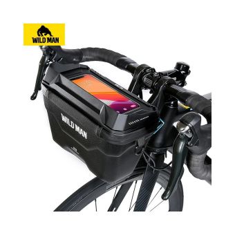 WILDMAN XT8, puzdro na bicykel na riadidlá, 3l, čierne