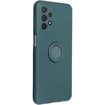 Silikónové puzdro na Samsung Galaxy A35 5G A356 Silicone Ring tmavo zelené