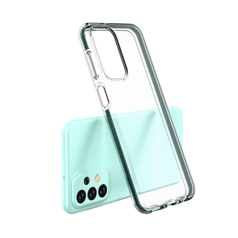 Silikónové puzdro na Samsung Galaxy A23 4G A235/A23 5G A236 Spring transparento-čierne
