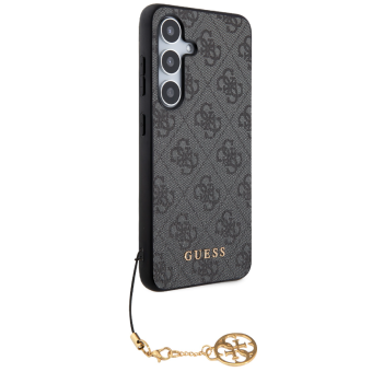 Plastové puzdro Guess na Samsung Galaxy S24 5G S921 GUHCS24SGF4GGR 4G Charms čierne