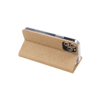 Diárové puzdro na Xiaomi Redmi Note 13 Pro 4G/Poco M6 Pro 4G LUNA Gold zlaté