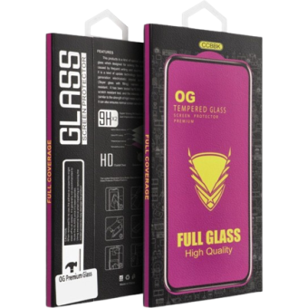 Tvrdené sklo na Apple iPhone 12 Pro Max OG Premium celotvárové čierne