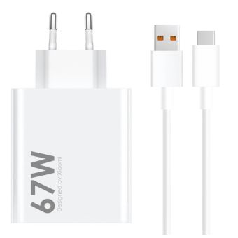 Xiaomi MDY-14-EL, USB-A 33W + USB-A/USB-C 6A biela (Bulk)