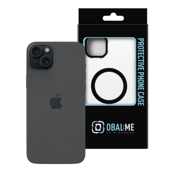 Plastové puzdro na Apple iPhone 15 Plus OBAL:ME Misty Keeper Black