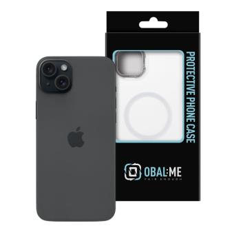 Plastové puzdro na Apple iPhone 15 OBAL:ME Misty Keeper White
