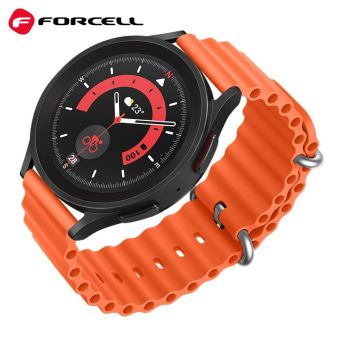 Náhradný remienok na Samsung Watch 22mm Forcell F-Design FS01 orange