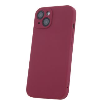 Silikónové puzdro na Apple iPhone 15 Pro Mag Invisible Pastel bordové