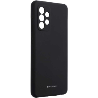 Silikónové puzdro na Samsung Galaxy S24 5G S921 Mercury Silicone čierne