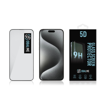 Tvrdené sklo na Xiaomi Redmi 13C 4G/Poco C65 OBAL:ME 5D celotvárové čierne