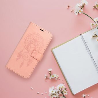 MEZZO Book Case Xiaomi Redmi Note 13 Pro 5G/Poco X6 5G dreamcatcher peach fuzz