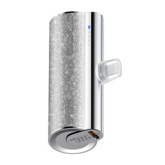 Núdzový Powerbank VEGER PlugOn 5000mAh USB-C PD 20W - strieborný