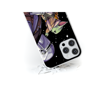 Silikónové puzdro na Apple iPhone 15 Pro Max Original Licence Cover Baby Yoda 019