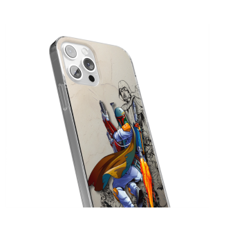 Silikónové puzdro na Apple iPhone 15 Pro Original Licence Cover Boba Fett 003