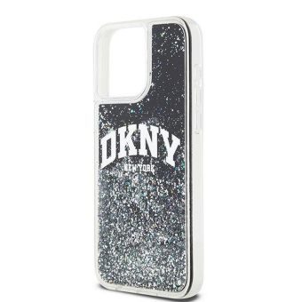 DKNY Liquid Glitter Arch Logo Apple iPhone 14 Pro Max DKHCP14XLBNAEK Black