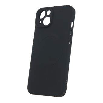 Silikónové puzdro na Apple iPhone 13 Pro Simple Color Mag čierne