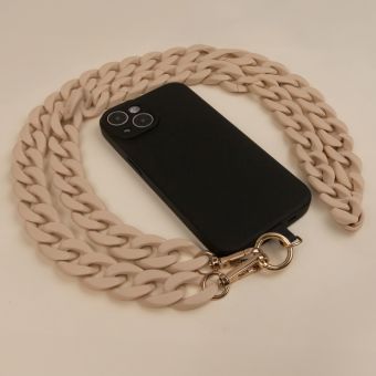 Phone Chain Long matte nude
