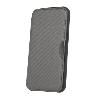 Diárové puzdro na Samsung Galaxy S24 Ultra 5G S928 Smart Carbon strieborné