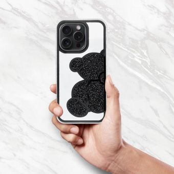 TEDDY BEAR Case Apple iPhone 15 black