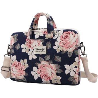 Canvaslife Briefcase na 13"-14" notebook, modro-ružová