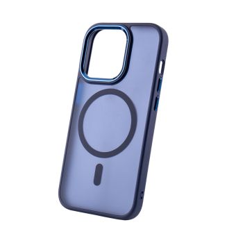 Frozen Mag case Apple iPhone 15 Pro Max navy blue
