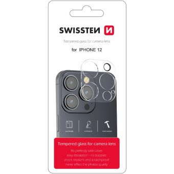 SWISSTEN ochranné sklo na fotoaparát na Apple iPhone 12