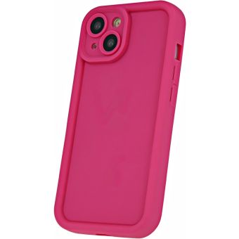 Rim TPU case Apple iPhone 15 Pro pink