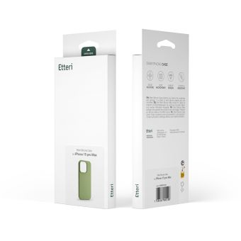 Etteri Silicone case Samsung Galaxy S22 Ultra 5G S908 light green