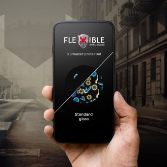 Forcell Flexible Nano Glass 5D Apple iPhone 16 Plus black