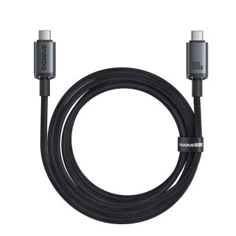 Baseus Crystal Shine Series USB-C/USB-C 100W USB3.2 20Gbps 1.5m Cluster Black