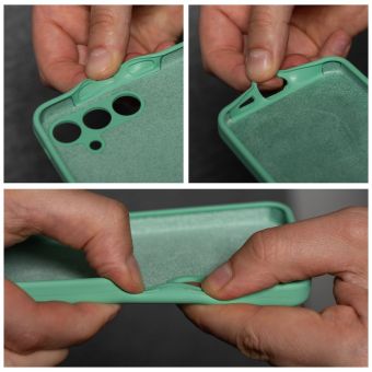 Obal SILICONE 2mm Motorola Moto G54 5G zelený