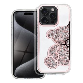 TEDDY BEAR Case Apple iPhone 16 Pro pink