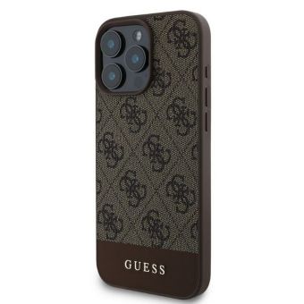 Guess PU 4G Stripe Apple iPhone 16 Pro Max GUHCP16XG4GLBR Brown