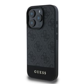 Guess PU 4G Stripe Apple iPhone 16 Pro GUHCP16LG4GLGR Grey