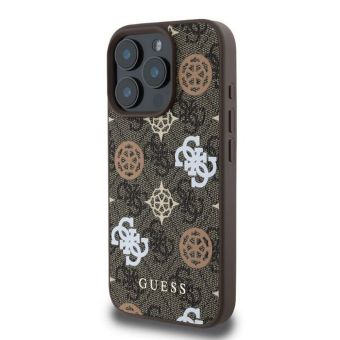 Guess PU 4G Peony MagSafe Apple iPhone 16 Pro GUHMP16LP4PWPW Brown