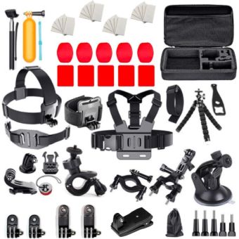 Sada univerzálneho príšlušenstva 63v1 pre GoPro, DJI, Insta360, SJCam, Eken