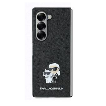 Karl Lagerfeld PU Saffiano Karl and Choupette Samsung Galaxy Z Fold6 5G F956 KLHCZFD6SAPKCNPK Black