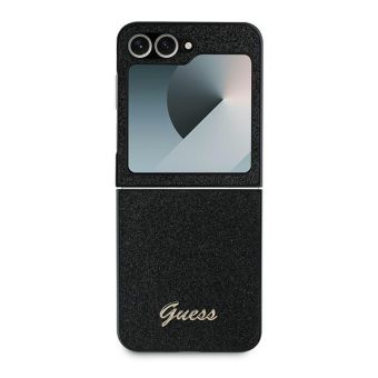 Guess PC/TPU Glitter Flakes Metal Logo Samsung Galaxy Z Flip6 5G F741 GUHCZF6HGGSHK Black