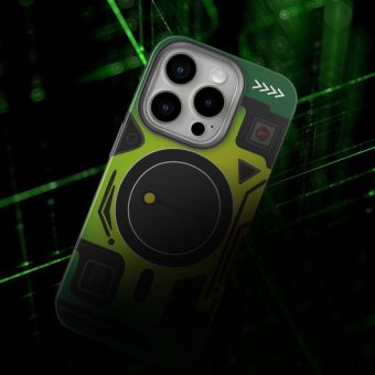 FORCELL F-PROTECT Levels with Dual Layer 4D technology, Miliatry Drop Tested, MagSafe, Apple iPhone 16 Pro cyber green